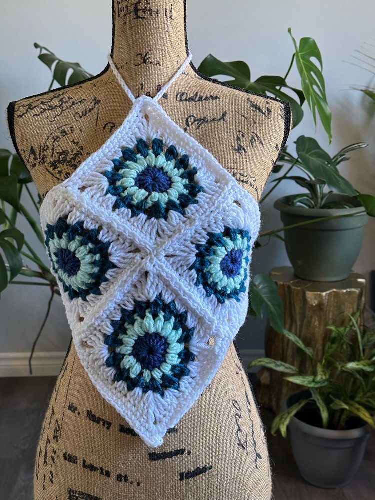 Evil Eye Crochet Top